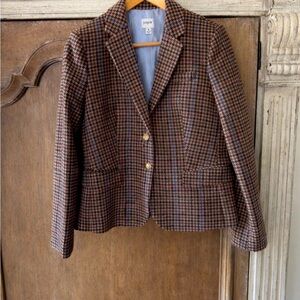 J.Crew Houndstooth Suit Jacket